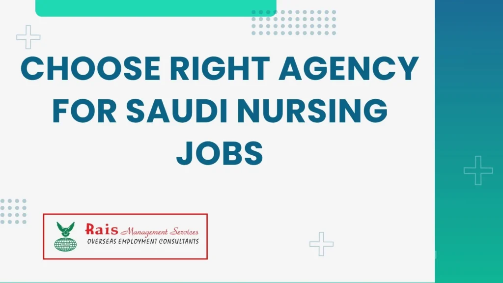 Choose Right Agency for Saudi Nursing Jobs