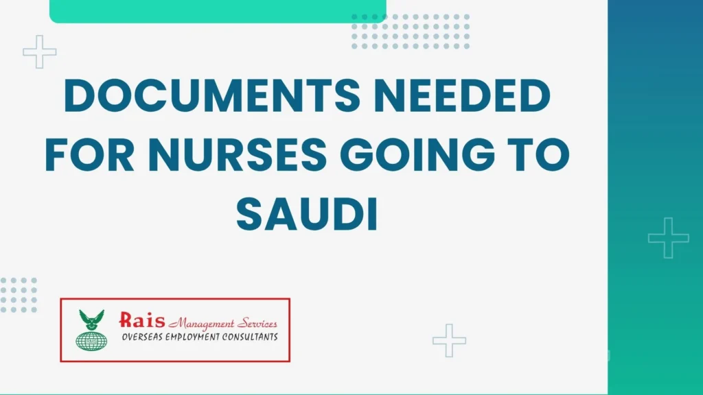 Documents Needed for Nurses Going to Saudi